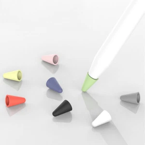 For Apple Pencil 1/2 Smooth Tips Tip Cover Case Nib Protector 8Pcs - Picture 1 of 11