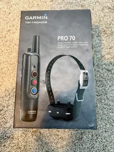Sistema de collar de entrenamiento para perros Garmin PRO 70 - negro - nuevo - ¡Envío gratuito! - Imagen 1 de 1