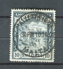 MALTA; 1899 early classic QV Crown CC issue fine used hinged 10s. value SG 35