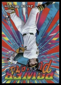 Topps 2025 cromado Jacob Wilson Power Players RC #PP-22 Oakland Athletics - Imagen 1 de 2
