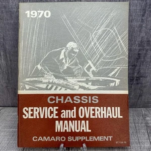 1970 Chevrolet Chevy Chassis Service and Overhaul Shop Manual Booklet Camaro - Picture 1 of 12
