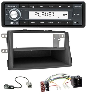 Continental MP3 AUX USB DAB 1DIN Autoradio für Kia Sorento II (XM, 2009-2012) - Bild 1 von 4