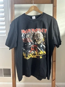 2008 IRON MAIDEN The Number Of The Beast WORLD TOUR Shirt XL Flight 666 RARE - Picture 1 of 6