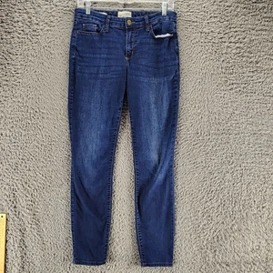 Pantalones de mezclilla Universal Thread para mujer 27 azules elásticos tiro medio ajustados *EXCELENTE ESTADO* - Imagen 1 de 13