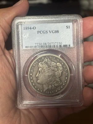 1894-O Morgan Dollar — PCGS VG08 Original Surfaces 🔥— Better Date  - Image 1 of 2