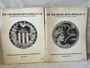 On the Moon With Apollo 16/ April 1972 A Guidebook to Descartes Region NASA SET - Picture 1 of 6
