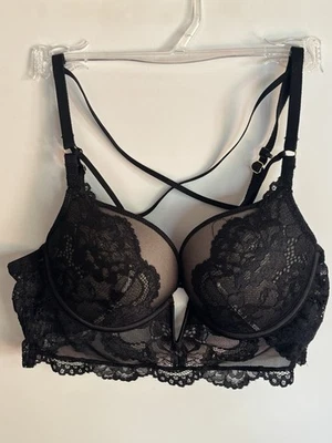 Sujetador Convertible BEYOND SEXY LA SENZA 34B Negro Push Up Tirantes Longline Foto 1 de 4