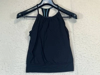 Camisa Ivivva By Lululemon Niñas Negra Sin Límites Tanque Yoga Talla 8 Foto 1 de 4