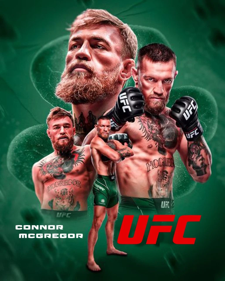 Foto brillante Connor Mcgregor 8x10 leyenda de UFC Foto 1 de 1