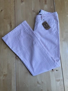Ted Baker Pink Flared Leg Jeans Ted Size 3 Leg 32” New With Tag - Picture 1 of 14
