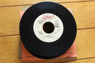 LOS LOBOS "LA BAMBA" 45 RPM 7" VG VINYL RECORD [D33-45] Foto 1 de 4
