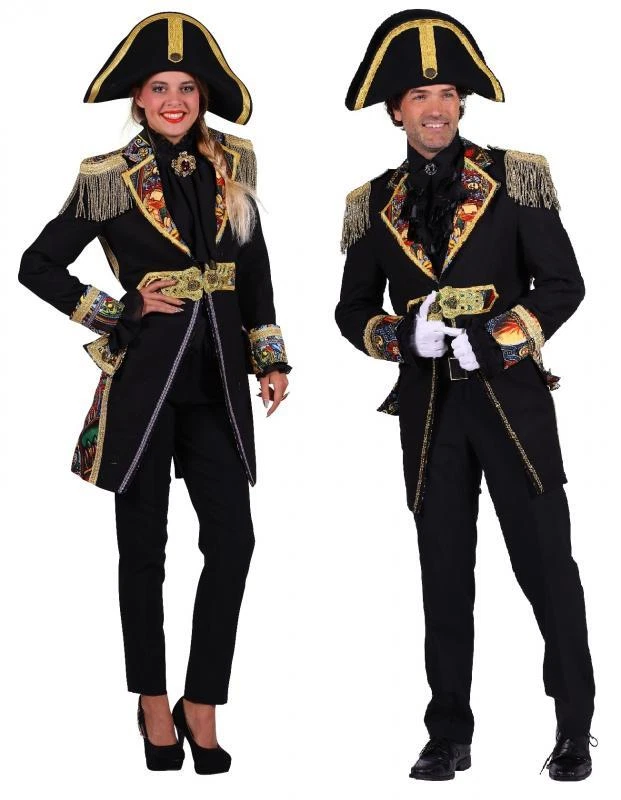 Uniform Kostüm Napoleon Uniformsjacke Uniforms Jacke Mantel Uniformjacke Admiral - Bild 1 von 1
