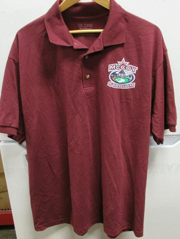Pawtucket Red Sox Maroon 3 Button Polo, McCoy Stadium, Shirts, Size Large, New Cover