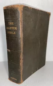 1926 The Master Study Bible J. Wesley Dickson Indexed 1926. G - Picture 1 of 12