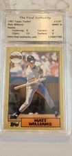 🔥 1987 Topps Traded  #129T Matt Williams graded NMMT 8 🔥