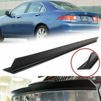 Unpainted LRS L Look For Acura TSX 4DR Sedan 04-08 Rear Trunk Lip Spoiler Wing Foto 1 de 4