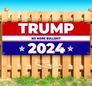 Letrero bandera vinilo TRUMP VANCE 2024 MAGA FJB SB00058 - Imagen 1 de 8