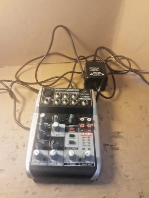 BEHRINGER XENYX Q502USB 5-INPUT COMPACT AUDIO INTERFACE + PSU - Image 1 of 4