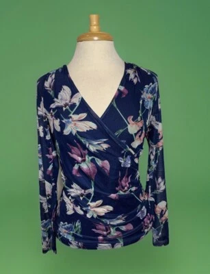 Top para mujer Venus Wrap lado acanalado manga larga S malla pequeña elástica ~ femenino Foto 1 de 4