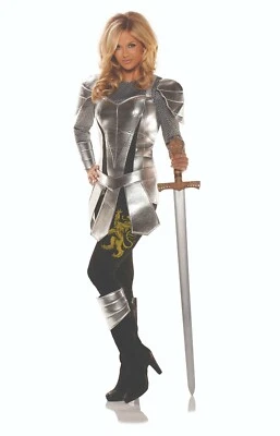 Underwraps A Knight to Remember Armadura Adulto Mujer Disfraz Halloween 28619 Foto 1 de 3