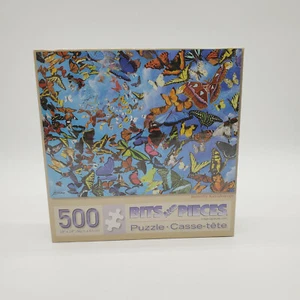 Bits & Pieces 500 Pc Puzzle Butterfly Kaleidoscope - 18" x 24” - Picture 1 of 6