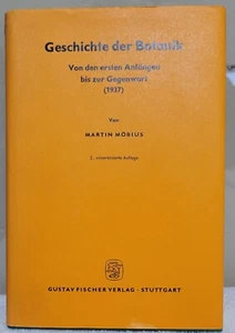 HISTORY OF BOTANY BY MARTIN MOBIUS IN GERMAN (1937) (1968) GUSTAV FISCHER - Picture 1 of 13