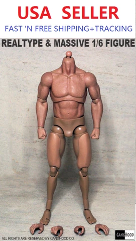 GangHood 1/6 Scale Muscular Body 1.0 Version for Logan Wolverine Arnold Bane Cover