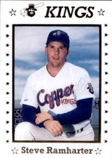 1990 Butte Copper Kings Sports Pro #17 Steve Ramharter Sioux Falls South Dakota 