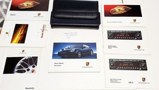 2003 PORSCHE 911 CARRERA C2 C4 C4S OWNERS MANUAL OWNER BOOK SET LEATHER CASE