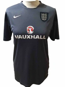 Nike Dri-fit Grey Short Sleeve ENGLAND Top U.K. Youth XL 13-15 Years - Picture 1 of 5