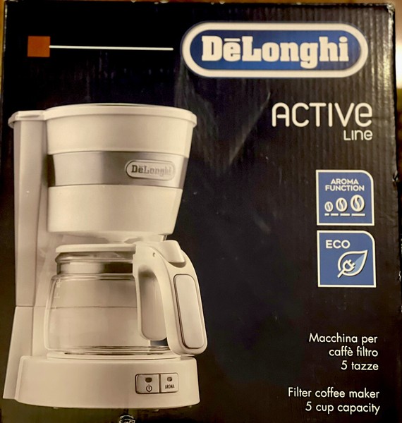 De'Longhi ICM14011.BK Active Line 0.65L 1000W Coffee Machine - Black Photo Related