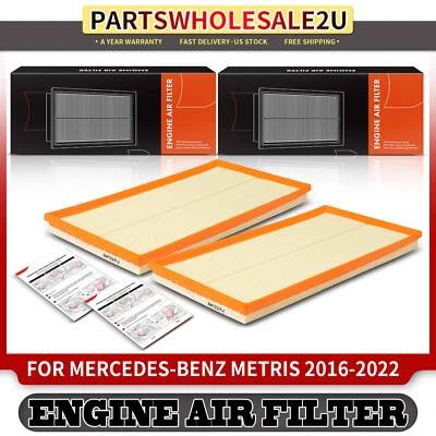 2x Filtro de aire motor nuevo para Mercedes-Benz Metris 2016-2022 L4 2,0 L A6510900051 Foto 1 de 4