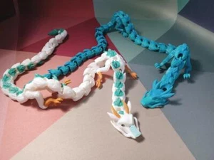 Dragon Haku, juguete flexible inquieto, impreso en 3D - Imagen 1 de 38