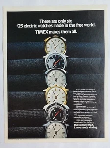1971 Timex Electric Uhren 25 $ Printanzeige 10" x 13" - Bild 1 von 4