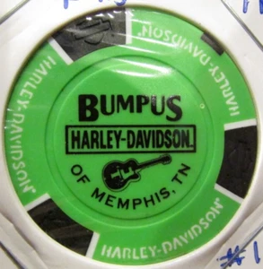 Chip de póquer Bumpus Harley-Davidson - Memphis, TN Harley Davidson #1 Tennessee - Imagen 1 de 2