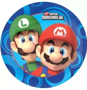 SUPER MARIO BROS CHILDRENS PARTY PLATES (8-PACK) KIDS PARTYWARE NEW - Picture 1 of 1