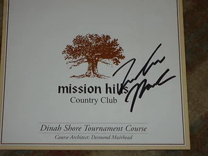 Inbee Park Kraft Nabisco Signed Mission Hills Country Club Scorecard - Picture 1 of 1