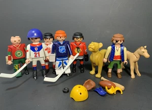 Playmobil NHL Minnesota Wild Hockey Spieler Figur mit Schläger Konvolut - Bild 1 von 10