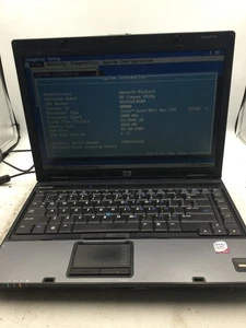 HP COMPAQ 6910P - BOOTS TO BIOS - INTEL CORE 2 DUO - 2GB RAM - READ DESCRIP - BB - Picture 1 of 7