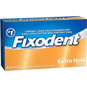 Fixodent Pwd Ex Hold Größe 1,6z Fixodent Extra Hold Prothesenkleber Pulver - Bild 1 von 1