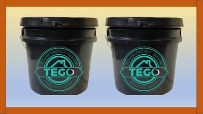 2- 1 gal Latex EPDM AND TPO RUBBER ROOFING GLUE  Bonding Adhesive  - Image 1 of 3
