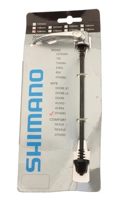 Shimano FH-MC12B Completo Liberación Rápida Trasero 168mm Longitud Y3AN90131 NUEVO Foto 1 de 4