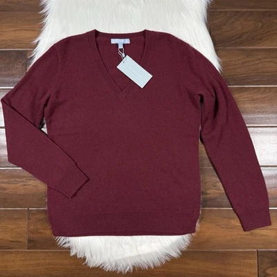 Suéter Pulôver Antonio Melani Tamanho Pequeno Zinfandel Monica Decote V Cashmere - Imagem 1 de 4