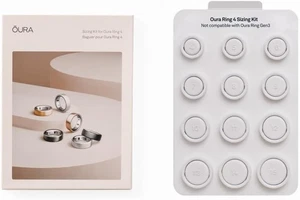 Kit de 4 tallas Oura Ring - Talla antes de comprar el anillo Oura 4 - Talla única, sin - Imagen 1 de 4