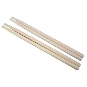 Wood Drumsticks 1 Pair Drum Set Classic Instrument Accessories Drum - Picture 1 of 17