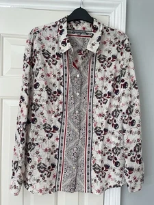 Laura Ashley. Size 16 cotton/linen long sleeve blouse - Picture 1 of 9