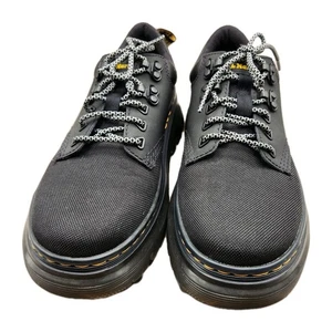 Dr Doc Martens Air Wair Lace Up Black Shoes Men's 7 Women's 8 LA004 - Picture 1 of 13