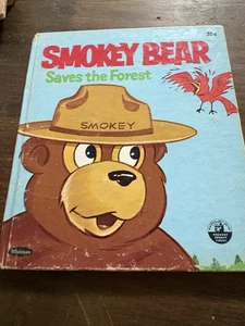 Vintage Whitman book Smoky the Bear saves the forest - Picture 1 of 2