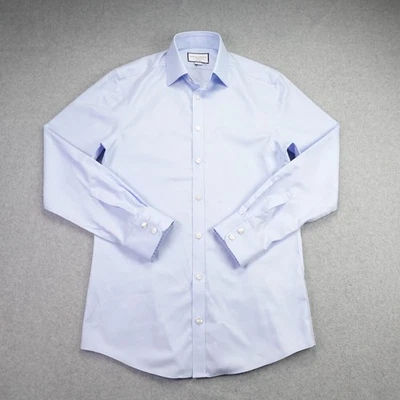 Charles Tyrwhitt Dress Shirt Men’s 15/33 Light Blue Extra Slim Fit Non-Iron - Image 1 of 4