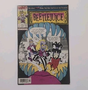Beetlejuice Comic Book #2 1992 Elliot Mess Unwashables VF+ Harvey Comics Rare - Picture 1 of 10